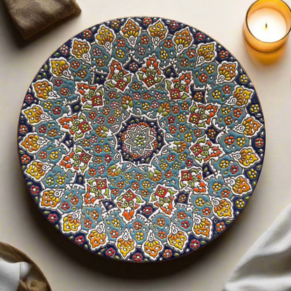 Hand-Painted Decorative Plate